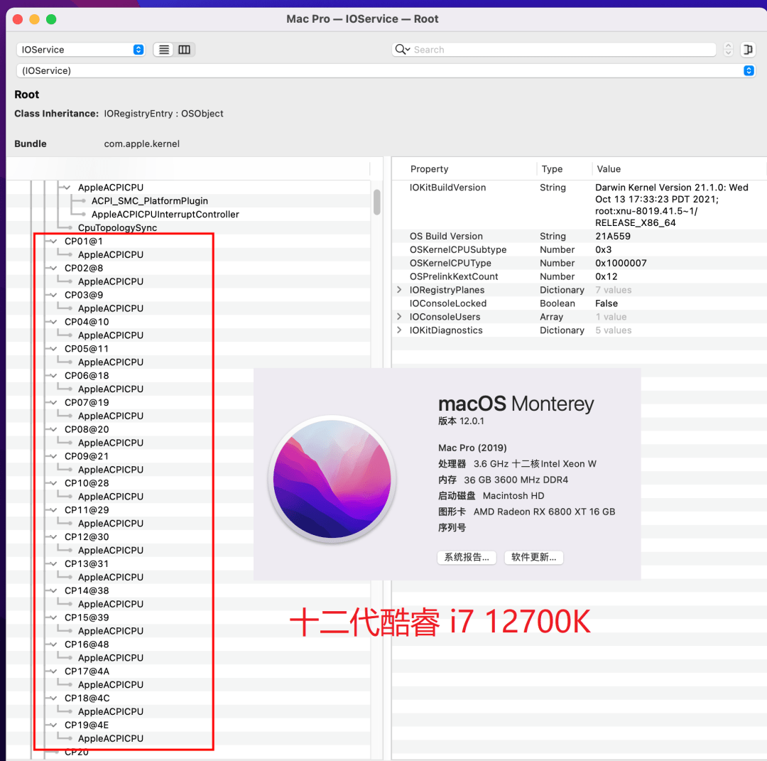 黑苹果开启十二代酷睿能效核心的驱动