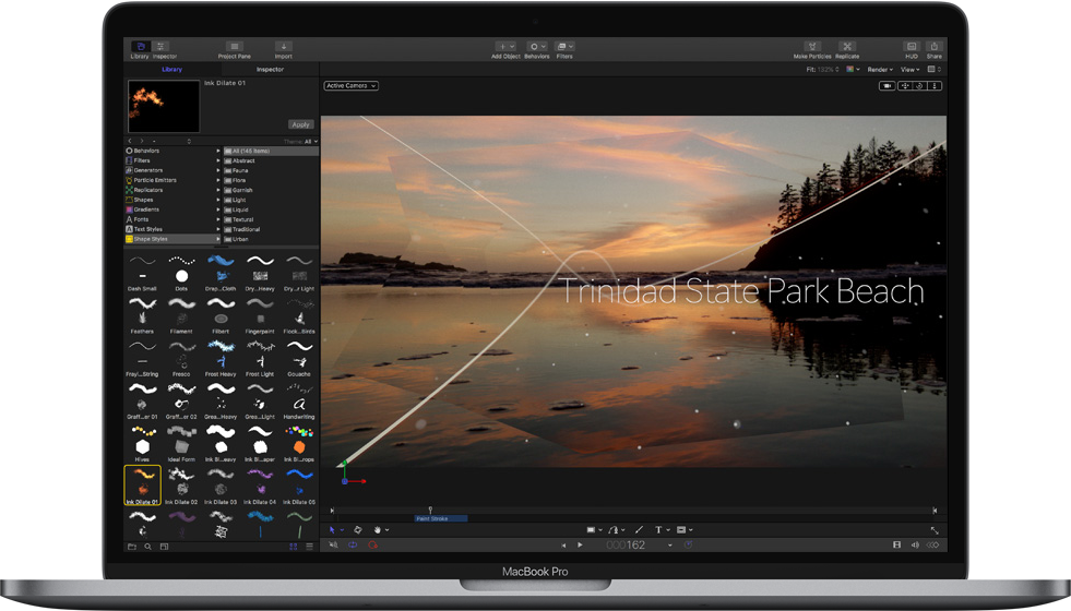 Motion for Mac v5.8.0 激活版本字FCP幕效果转场软件