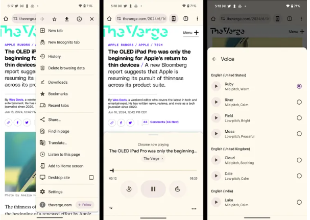Chrome浏览器新增语音朗读功能:Listen to this page详解 Chrome浏览器新增语音朗读功能:Listen to this page详解