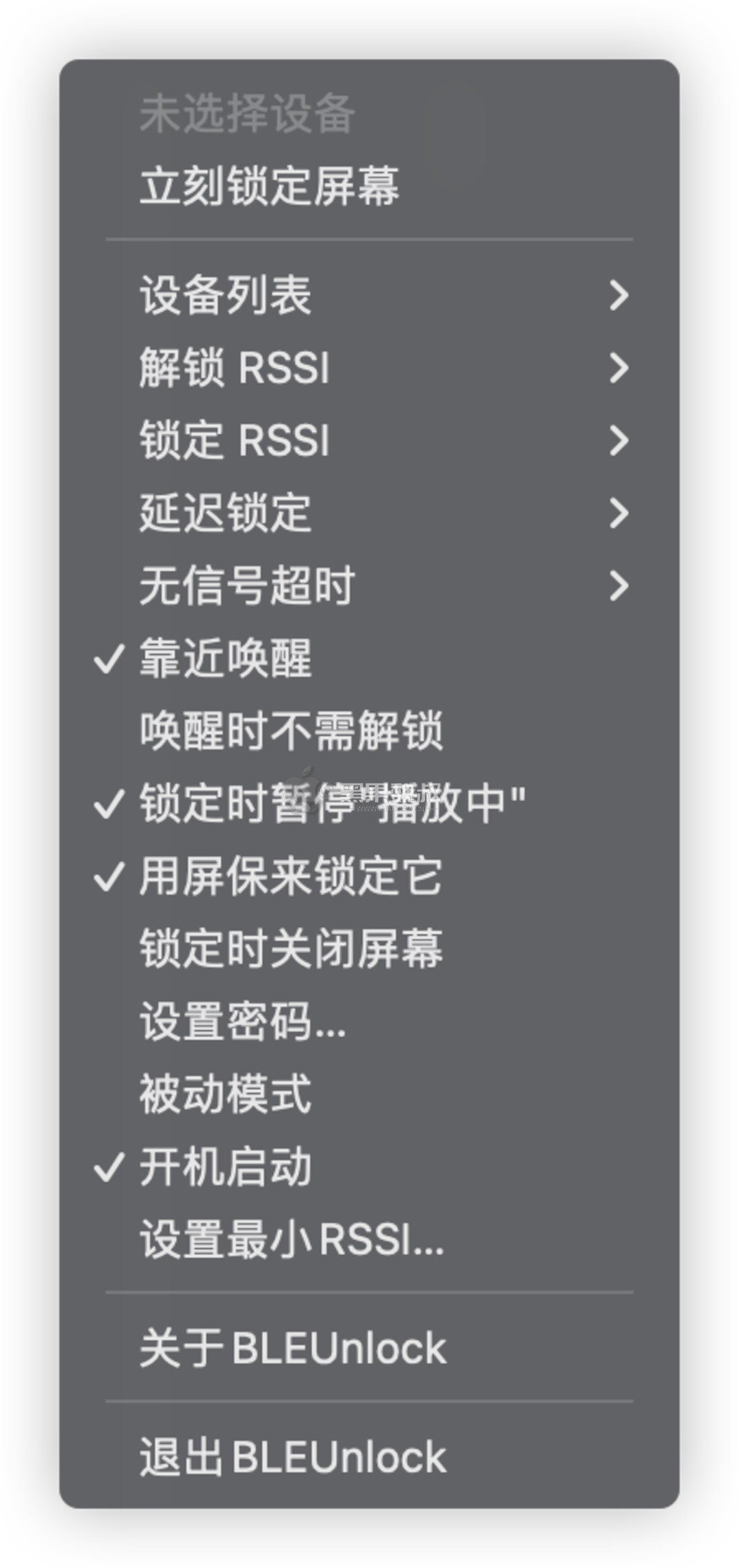 BLEUnlock for Mac:使用蓝牙设备锁定和解锁Mac BLEUnlock for Mac:使用蓝牙设备锁定和解锁Mac