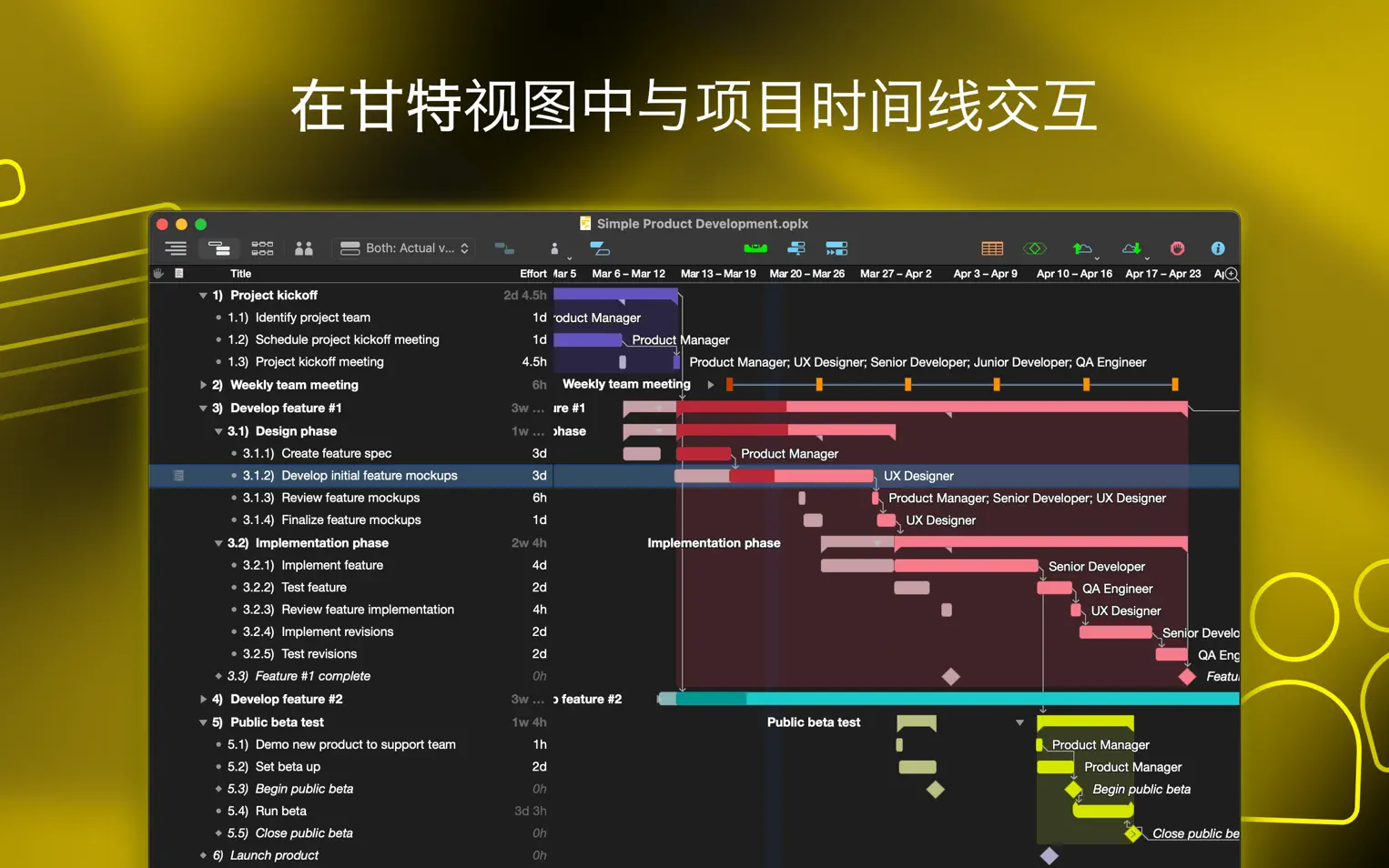 OmniPlan Pro 4 for Mac v4.8.0 项目流程管理工具 OmniPlan Pro 4 for Mac v4.8.0 项目流程管理工具