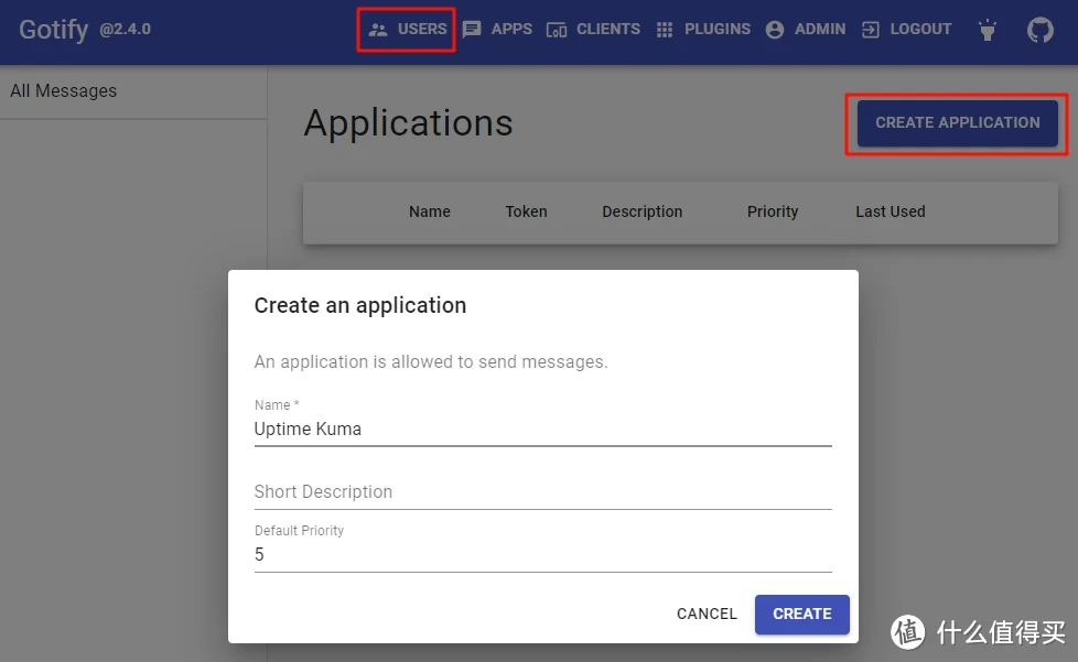 Linux & Docker 篇十二:自建消息推送工具 Gotify 实现消息私有化通知 Linux & Docker 篇十二:自建消息推送工具 Gotify 实现消息私有化通知