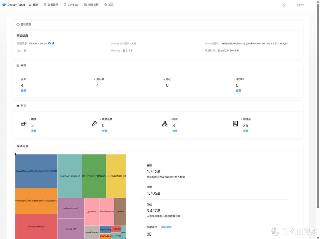 据说媲美Portainer,一款国人开发的Docker可视化管理面板『DPanel』 据说媲美Portainer,一款国人开发的Docker可视化管理面板『DPanel』