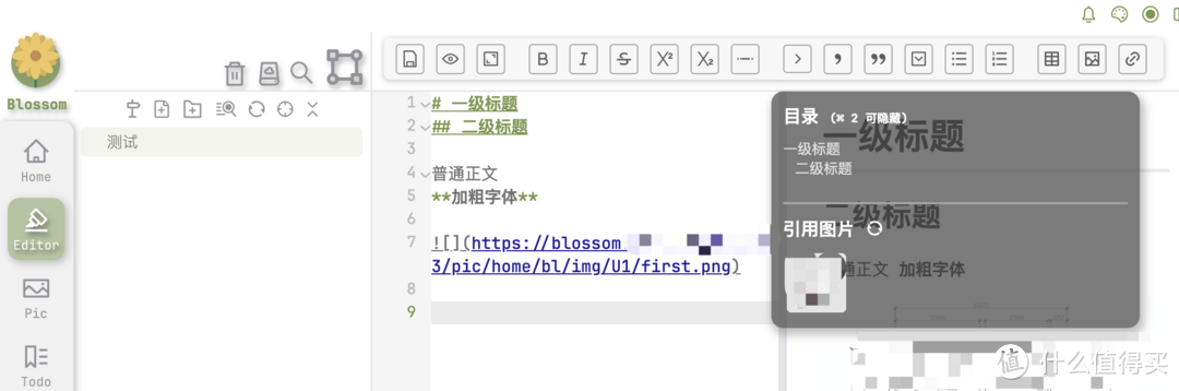 立即提高生产力！图床、计划、代办、番茄钟All In One，群晖部署开源私有笔记软件 Blossom