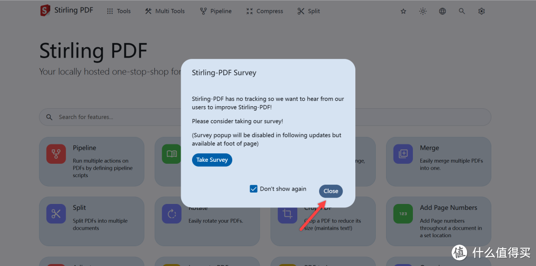 NAS搭建强大的PDF工具,支持拆分、合并、转换、重组、添加图像、旋转、压缩 NAS搭建强大的PDF工具,支持拆分、合并、转换、重组、添加图像、旋转、压缩