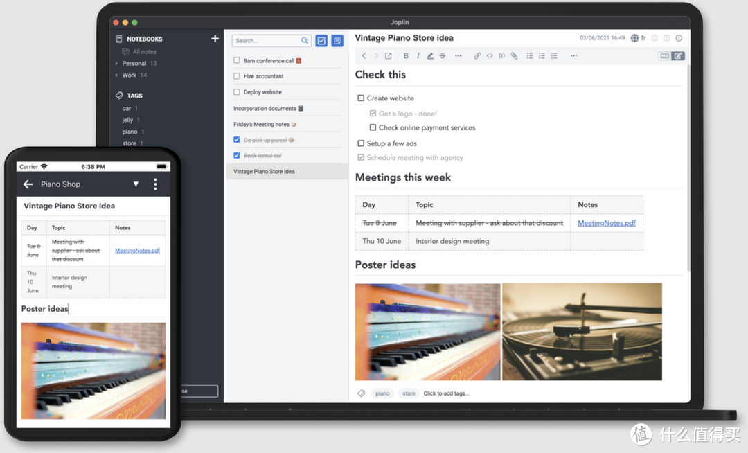 免费开源的私人笔记项目，极空间搭建全平台笔记和待办事项『Joplin』