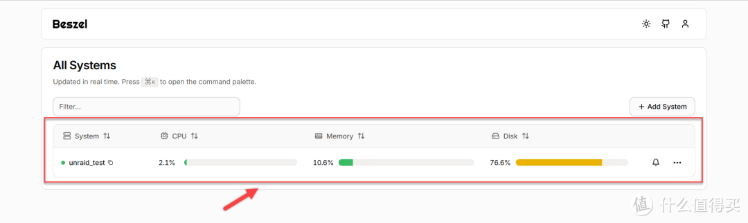 NAS部署轻量级的服务器监控中心，轻松查看多台设备系统状况