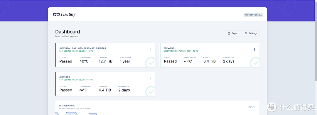 [莱点Docker&Podman] Scrutiny | 优秀的NAS硬盘监控WebUI工具