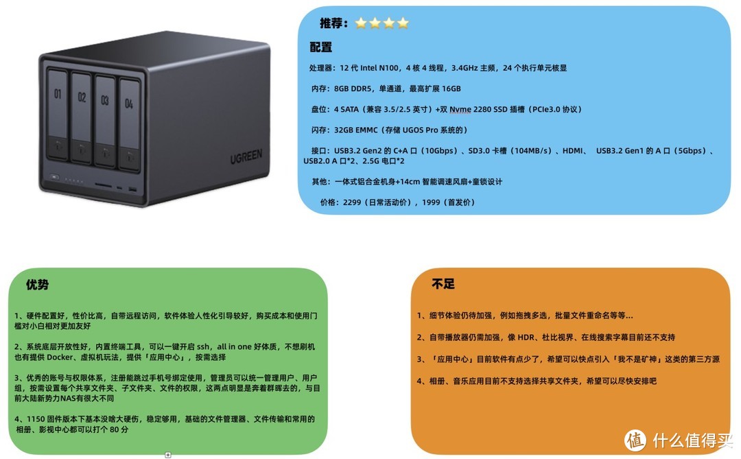 2024年8月版,2000元档位四盘位NAS选购攻略! 2024年8月版,2000元档位四盘位NAS选购攻略!