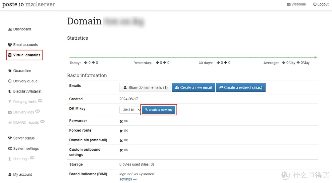搭建开源邮局系统 Poste.io 实现自建域名邮箱服务