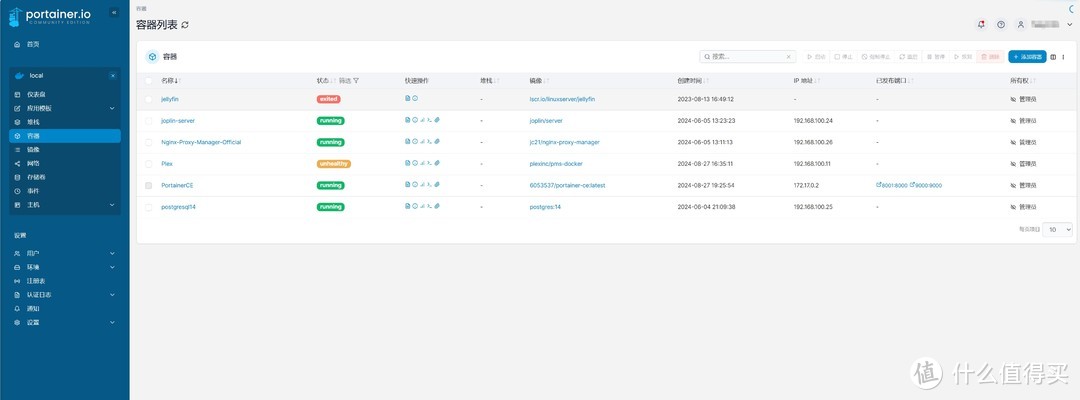 Unraid使用Portainer管理Docker Unraid使用Portainer管理Docker
