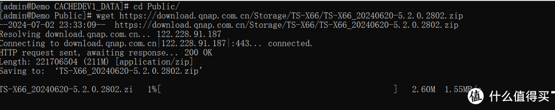 如何在SSH下更新QNAP NAS系统韧体？