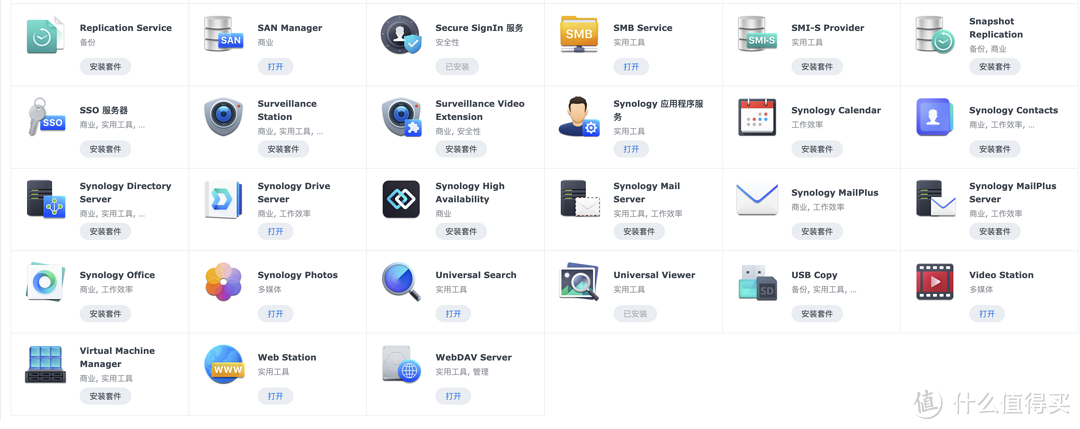 我的群晖 nas 折腾笔记（3） 一句看懂所有的群晖套件