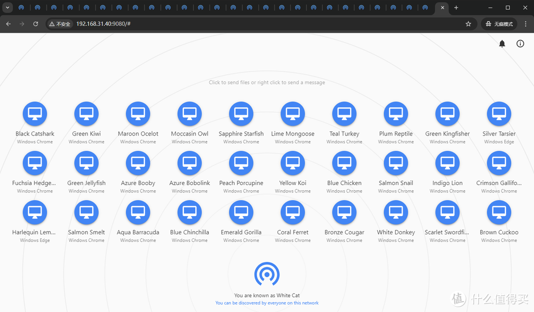 NAS部署 Snapdrop,让文件传输变得如此简单 NAS部署 Snapdrop,让文件传输变得如此简单
