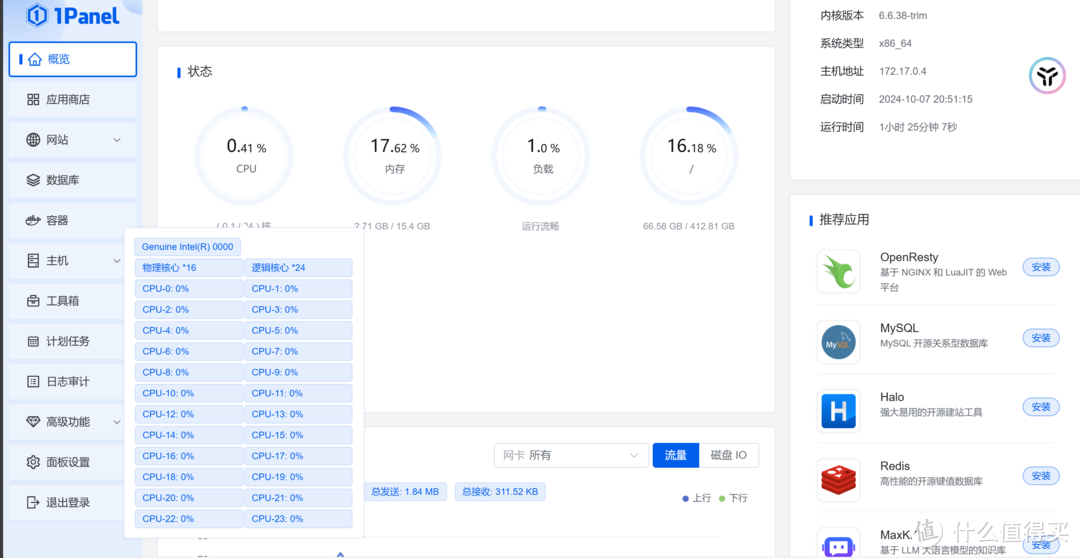 向服务器运维管理出发,简单安装1panel 向服务器运维管理出发,简单安装1panel