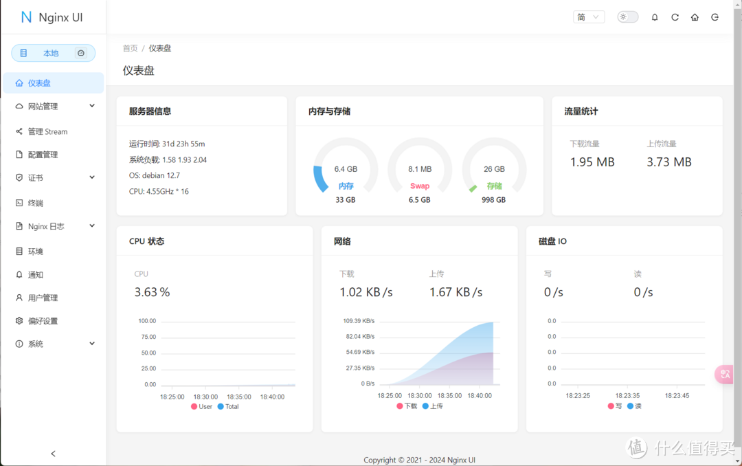极空间功能扩展计划!为Z423补充Nginx功能,Nginx UI部署教程 极空间功能扩展计划!为Z423补充Nginx功能,Nginx UI部署教程