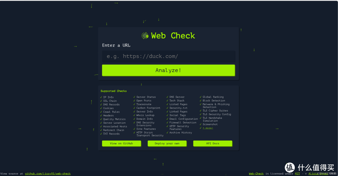 Docker环境下的Web-Check网站分析工具配置指南 Docker环境下的Web-Check网站分析工具配置指南