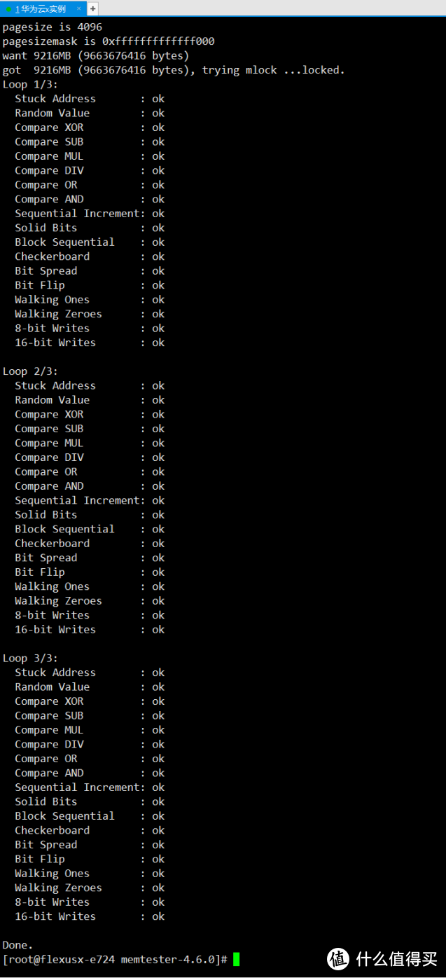 使用 Memtester 对华为云 X 实例进行内存性能测试