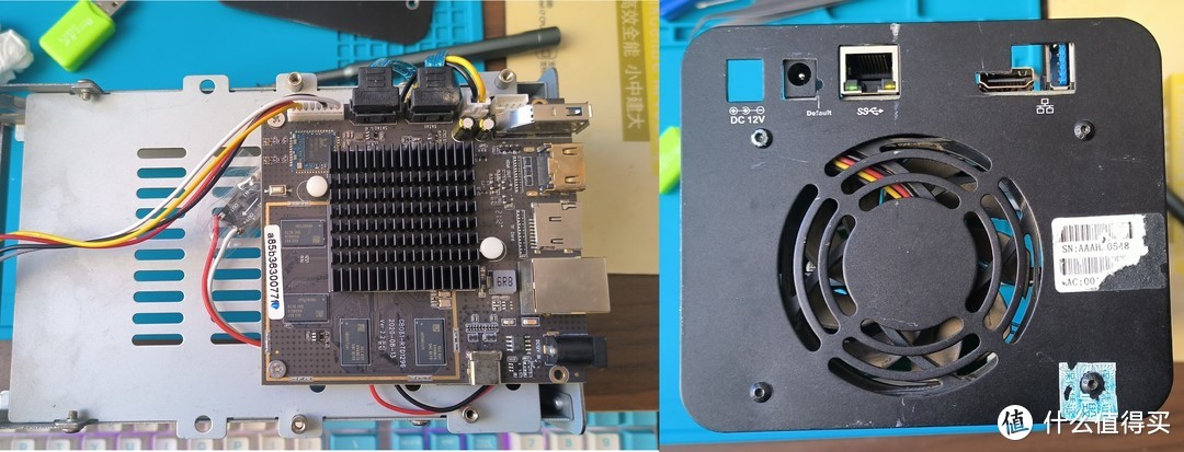 用tarax主板和星际魔盒机箱改装近乎成品双3.5盘群晖DS218