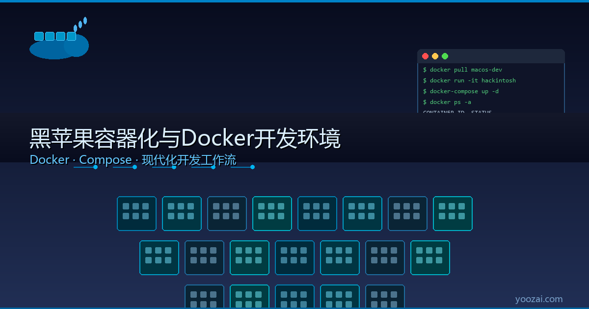 黑苹果容器化与Docker开发环境完全指南：在macOS上打造高效隔离的现代化开发工作流