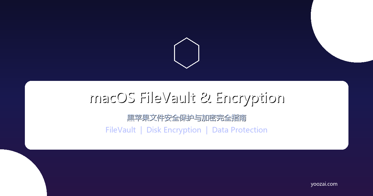 黑苹果macOS文件安全保护与加密完全指南：从FileVault到磁盘加密的全面防护方案